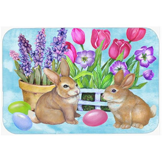 Carolines Treasures PJC1066CMT New Beginnings Easter Rabbit Kitchen & Bath Mat, 20 x 30