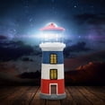 thumbnail image 2 of ORUYROP Outdoor Solar Lighthouse, Rotating Lamp LED Solar Garden Lights, Smart Sensor Rotating Lamp for Garden Landscape Yard, 2 of 7
