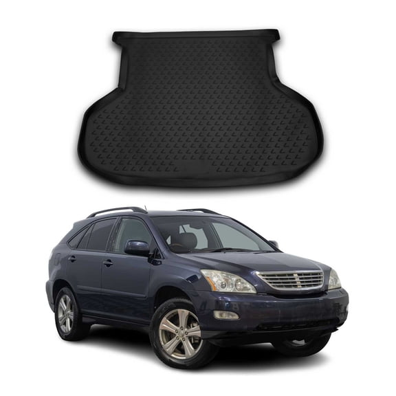 OMAC Cargo Mats Liner for Lexus RX350 2007-2009 Waterproof TPE Black