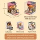 thumbnail image 3 of Kit de Casa en miniatura DIY - Pabellón de la Felicidad de Casa Inteligente Juguetes Ensamblados, Pequeña Casa Mini 3D, 9cm x 9cm x 11,5cm, Regalo Creativo para Adultos Manualidades, 3 of 3