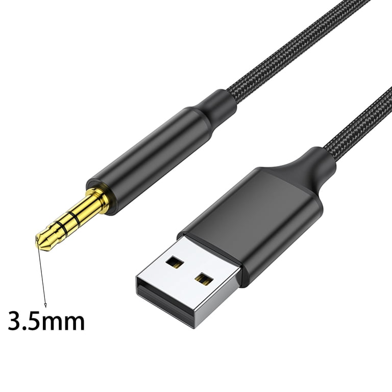 ZENTREE USB to 3.5mm Audio Jack Adapter, Male AUX Stereo Audio