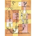 thumbnail image 2 of Klee, Paul 25x32 White Modern Wood Framed Museum Art Print Titled - In the Spirit of Hoffmann, 2 of 4