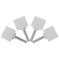 thumbnail image 1 of USHOBE 4pcs Rail Clamp Light Grey ABS Additional Storage for Office Workers, 1 of 8