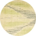 thumbnail image 1 of Ahgly Company Indoor Round Abstract Harvest Gold Abstract Area Rugs, 3' Round, 1 of 6