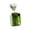 peridot, variant on Pure 925 Sterling Silver Pendant For Men Women, Genuine Purple Amethyst Faceted Gemstone Unique Handcrafted February Birthstone Pendant
