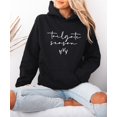 thumbnail image 4 of Tailgate Season Hoodie for Women Cute Football Game Day Pullover, Black Hoodie, M, 4 of 8