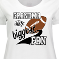 thumbnail image 4 of Inktastic Grandma and Biggest Fan Football Player Women's Plus Size T-Shirt, 4 of 5
