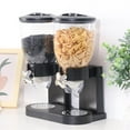 thumbnail image 4 of Dispensador de alimentos fácil de usar para dulces, frutos secos y cereales. Negro, 4 of 8