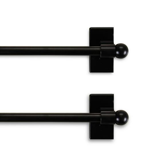 Magnetic Rod 7/16 inch 48-84 inch long (Set of 2) - Black