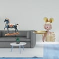 thumbnail image 2 of Escultura de caballo de pie con bandeja para guardar llaves, adorno de escritorio de arte moderno para sala de estar, estantería, mesa, dormitorio, en, 2 of 8