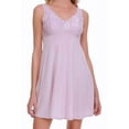 thumbnail image 2 of Felina Woman's Super Soft Modal Chemise with Lace -Purple/ Lilac - Small size, 2 of 2