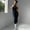 black, variant on Tight-fitting bodysuit for fitness, sexy yoga, one-piece yoga wear, peach-shaped buttocks long pants