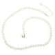 thumbnail image 1 of Collar de perlas blancas con cuentas de perlas de agua dulce, delicado collar tipo gargantilla de perlas para mujeres y niñas, ideal para fiestas y uso diario, 6 mm, 1 of 8