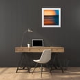 thumbnail image 3 of Surma And Guillen 15x15 White Modern Wood Framed Museum Art Print Titled - Deep Sunset III, 3 of 4