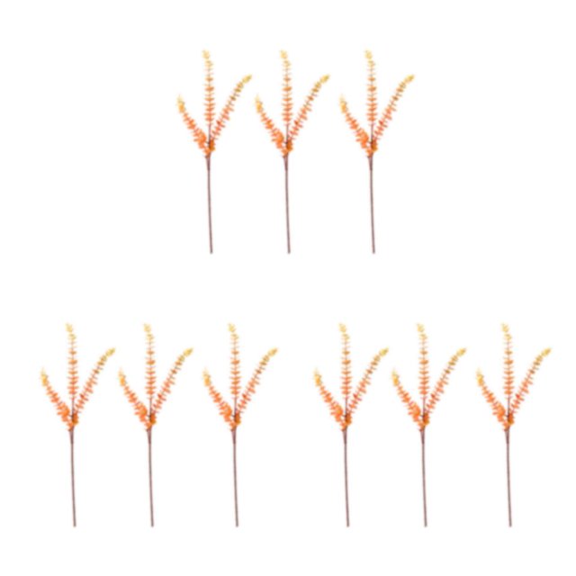 Baohd 3x Realistic Appearance Artificial Plants Nature S Charm To Space Easy To Clean orange 3Set