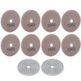 thumbnail image 1 of Disques à Poncer, 3 Pouces de Semelle Arrière, 10Pcs 1500 Mesh pour Pierre Céramique, 1 of 8