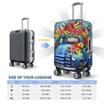 thumbnail image 4 of Fotbe Floral Truck Welcome Funda Protectora para Equipaje, Antirrayones y Resistente a la Suciedad, Compatible con Maletas de 18 a 32 Pulgadas-Medium, 4 of 7
