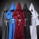 thumbnail image 3 of Capa Medieval de Halloween para hombre, disfraz de Wizardry, máscara de boca de pájaro de peste, accesorios de juego de rol horribles, vestido de monje Pastor, 3 of 4
