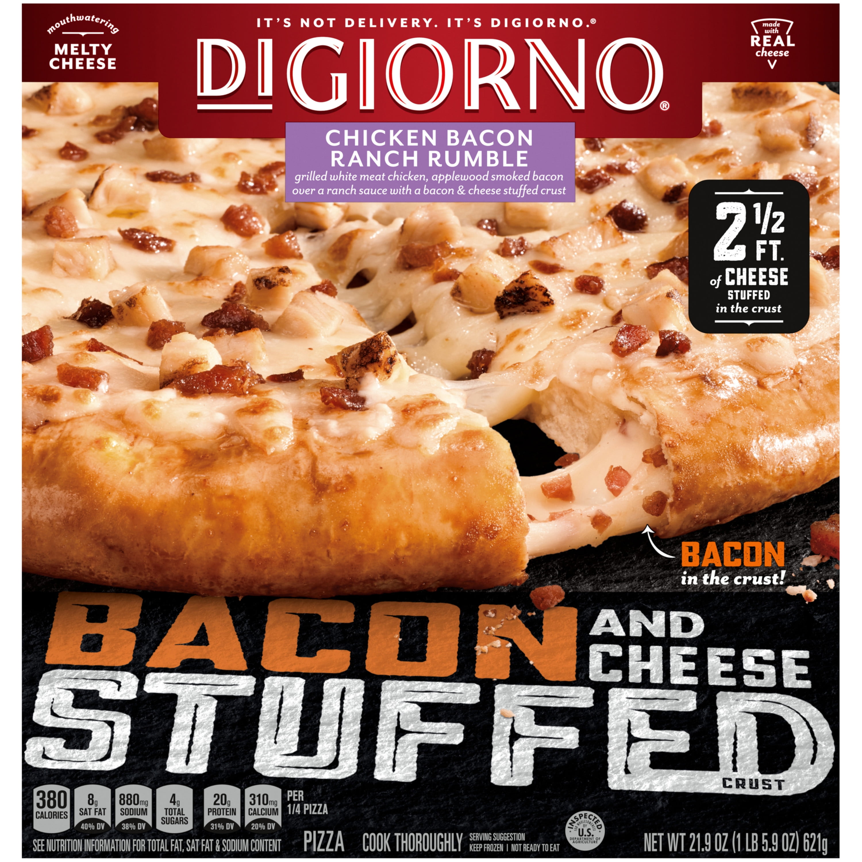 DIGIORNO Bacon and Cheese Stuffed Crust Chicken Bacon Ranch Rumble