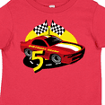 thumbnail image 4 of Inktastic Race Car 5th Birthday Boys Toddler T-Shirt, 4 of 5