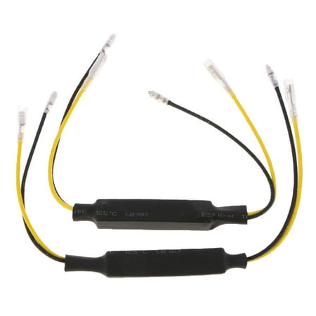 

ZHIYU Bulb Fault Indicator 21W LED Lights Resistor 2pcs/Set compitable with MOTOrcycle Motorcycle accessories