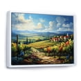 thumbnail image 2 of Designart "Alpine Village Beauty French Alps Scenery III" Landscapes Floater Framed Canvas Wall Art, 2 of 7
