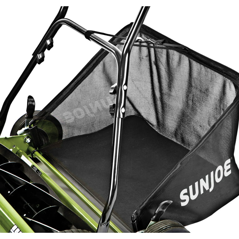 Sun Joe 20-inch Manual Reel Mower W/ Grass Catcher, 9-Position