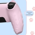 thumbnail image 4 of Funda protectora de silicona para mando de PS5, suave, cómoda, con dibujos animados y bonita, con tapa para joystick y accesorios adhesivos para el joystick, 4 of 7