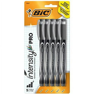 Bic PrevaGuard Gel-ocity Gel Pen, Medium Point (0.7mm), Black, 12-Pack