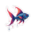 thumbnail image 3 of cartoon Fish Theme Stickers, Waterproof Fish Theme Sticker for Water Bottle Laptop Phone Cases Planner Skateboard Luggage Helmet Party Favor Decor, Ideal for Adults Teens Teacher Rewards, 3 of 8