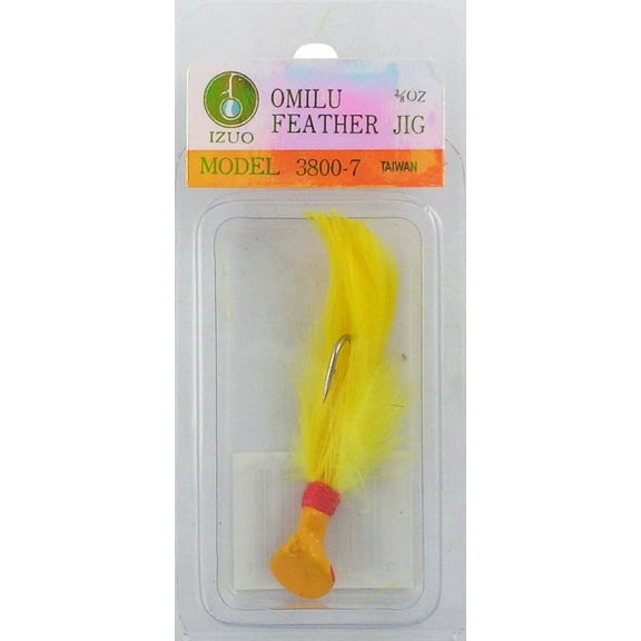 Izuo Brothers Omilu Feather Jig Fishing Lure, Multi-Color