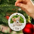 thumbnail image 4 of My First Christmas Ornament 2025, Dog Decor Gift, Customized Add Any Photo Ornament Gift for Dog Pet, Dog Lover Christmas Ornament Decor, Custom Puppy's 1st Xmas Ceramic Ornament with Name EiASef, 4 of 6