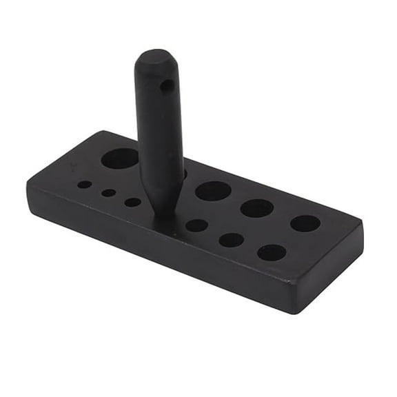 17 Degree Collet Bezel Forming Plate Tool 4-12mm - Steel Punch & Plate Set for Jewelry Making & Metalwork