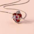 thumbnail image 3 of Zhuge Ideas de regalos para el Día de la Madre - Collar del Día de la Madre para mamá Regalos del Día de la Madre para mamá de hijo Regalos para ella Regalos para mamá (rojo), 3 of 5