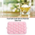 thumbnail image 4 of Ice  Tray,  Silicone Material Ice  Tray 25 Grid Design Silicone Round Ice Sphere Tray Mini Ice Ball Maker  For Chilling Drinks Coffee, 4 of 8