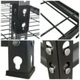 thumbnail image 6 of Pachira 30"W x 12"D x 60"H 4-Shelf Steel Shelving, Black, 6 of 9