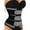 Gray, variant on Tarmeek Waist Trainer for Women Plus Size Two Belts Neoprene Workout Corset Waist Cincher Trimmer with Zipper