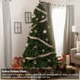 thumbnail image 2 of IC ICLOVER 6.5ft Premium Spruce Artificial Holiday Christmas Tree for Home, Office, Party Decoration w/850 Branch Tips, Easy Assembly, Metal Hinges & Foldable Base, 2 of 9