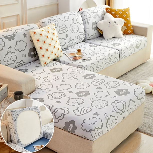 Funda de sofá elástica universal para las cuatro estaciones, funda de cojín, funda de sofá de tela de cobertura total, funda antiarañazos para gatos