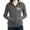 Charcoal Heather, variant on CafePress - Macaron Kitty Zip Hoodie - Women's Zip Hoodie