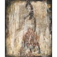 thumbnail image 2 of Wiley, Marta 20x23 Black Ornate Wood Framed with Double Matting Museum Art Print Titled - India I, 2 of 4