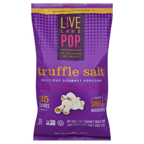 Live Love Pop Truffle Salt Popcorn 4.4 oz Pack of 1