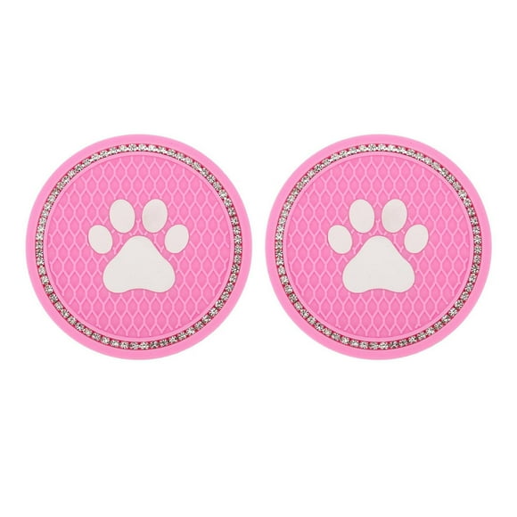 Lishi Anti-Slip Car Coasters for Travel, Auto Cup Holder Insert, Vehicle Interior