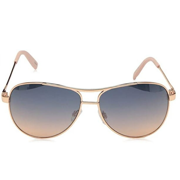 Jessica Simpson Women's Metal Aviator Sunglasses with 100% UV Protection, 60 mm