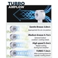 thumbnail image 3 of Ventilador portátil Lepwings Mini portátil recargable por USB plateado, 3 of 6