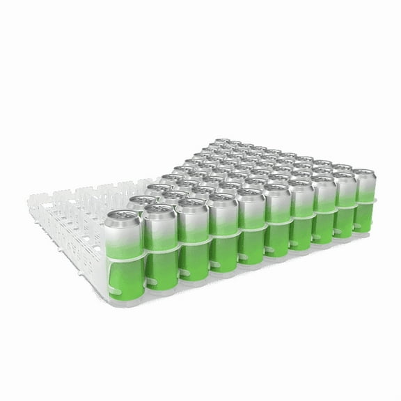 Display Technologies Visi-Slide Plastic 12-16 oz High Ring Gravity Feed Beverage Dispenser, 6 Pack