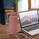 thumbnail image 2 of (Special Offer) 1L Stainless Steel Sports Water Bottle, Large Thermos, Portable Outdoor Water Bottle with Handle, 2 of 5