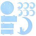 thumbnail image 3 of Molde de epoxi de bricolaje con forma de luna para colgar en la pared, molde de silicona para accesorios del hogar, 3 of 5