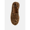 thumbnail image 5 of Onglur Leopard Real Suede Leather Oxford Loafers, 5 of 6
