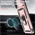 thumbnail image 5 of Estuche GANGXUN para Samsung Galaxy A05, soporte giratorio 360°, estilo mecánico y magnético, 5 of 5